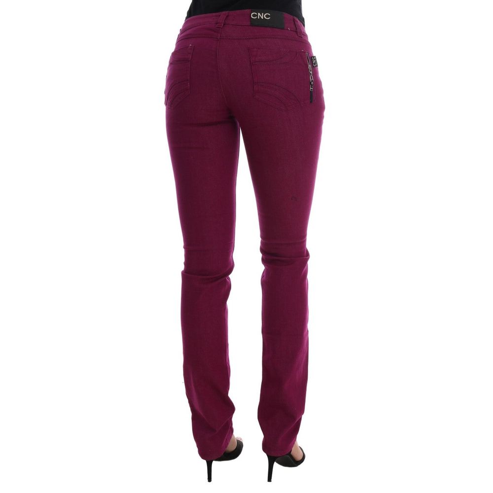 Costume National Purple  Jeans &amp; Pant