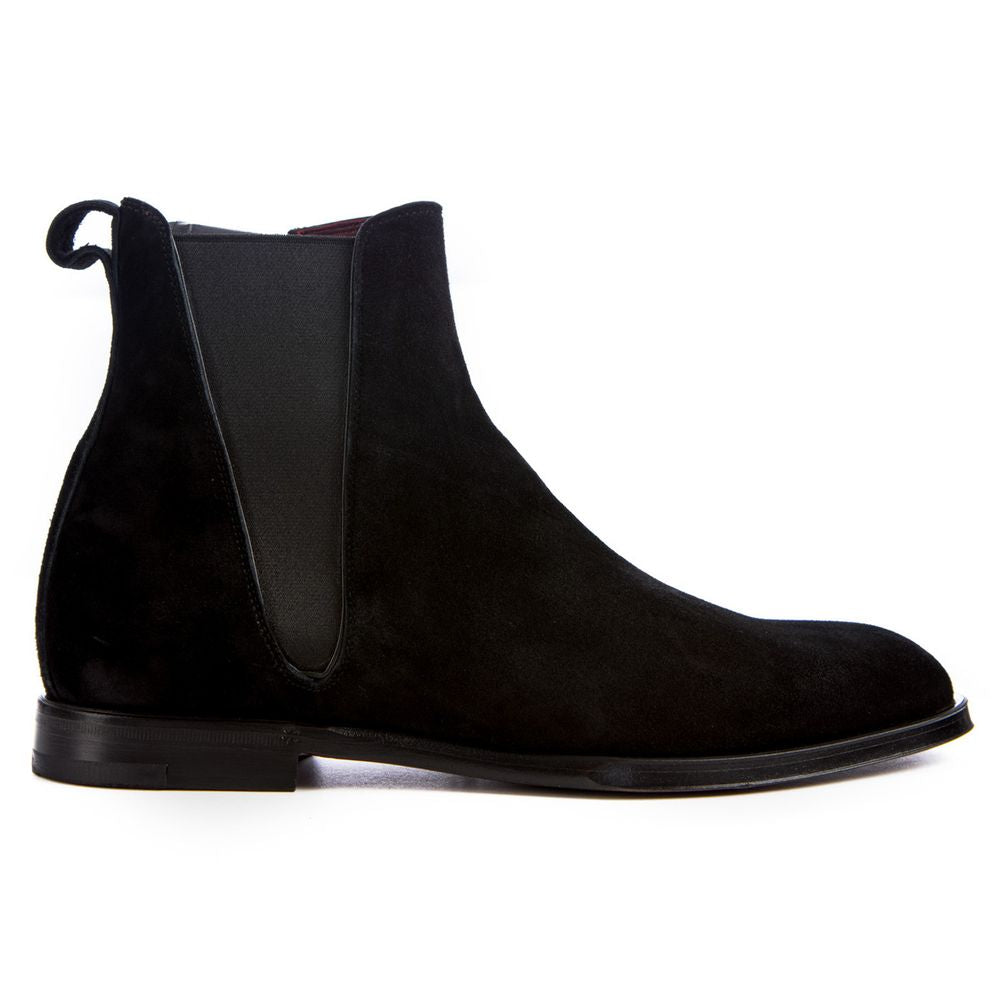 Dolce &amp; Gabbana Black Leather Di Calfskin Boot