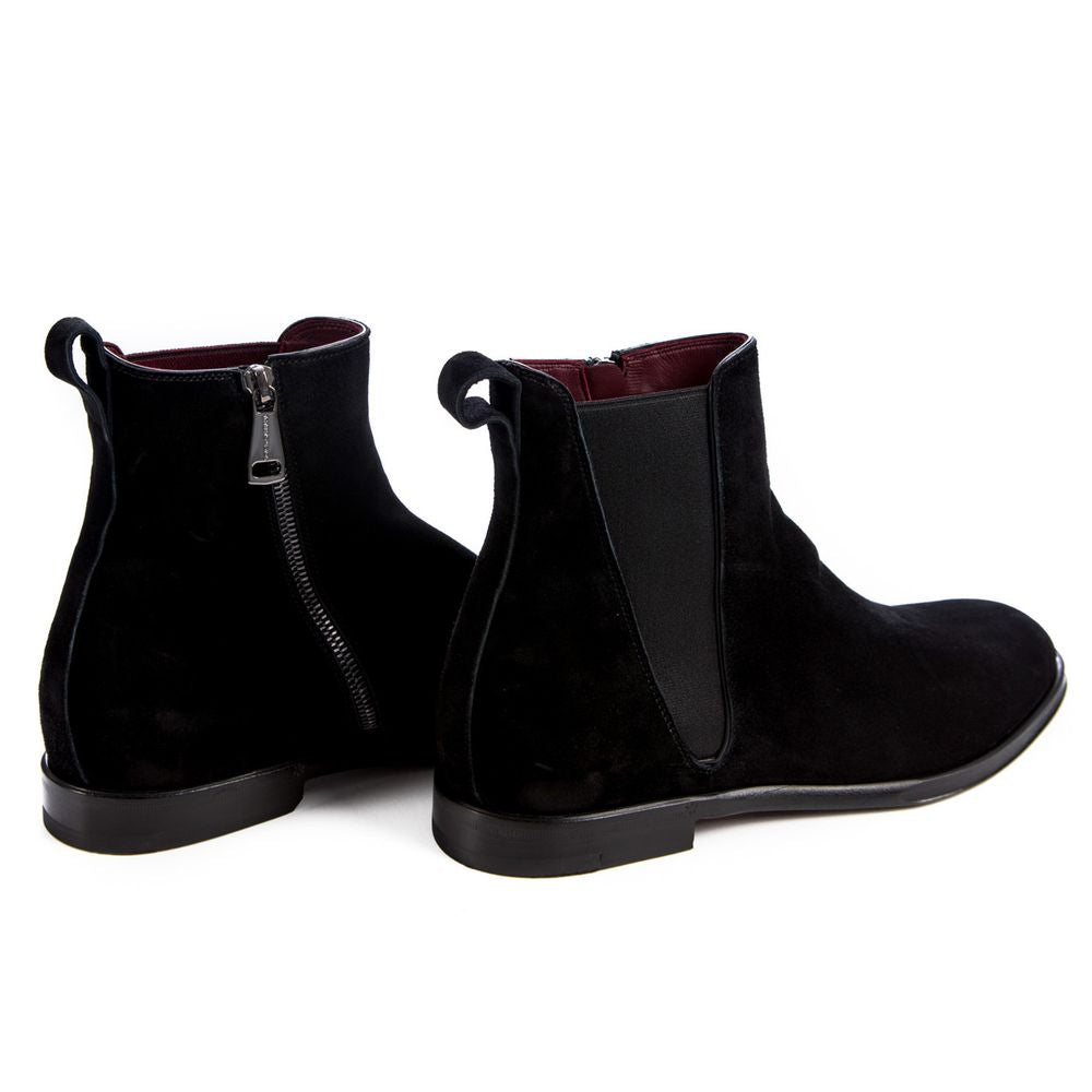 Dolce &amp; Gabbana Black Leather Di Calfskin Boot