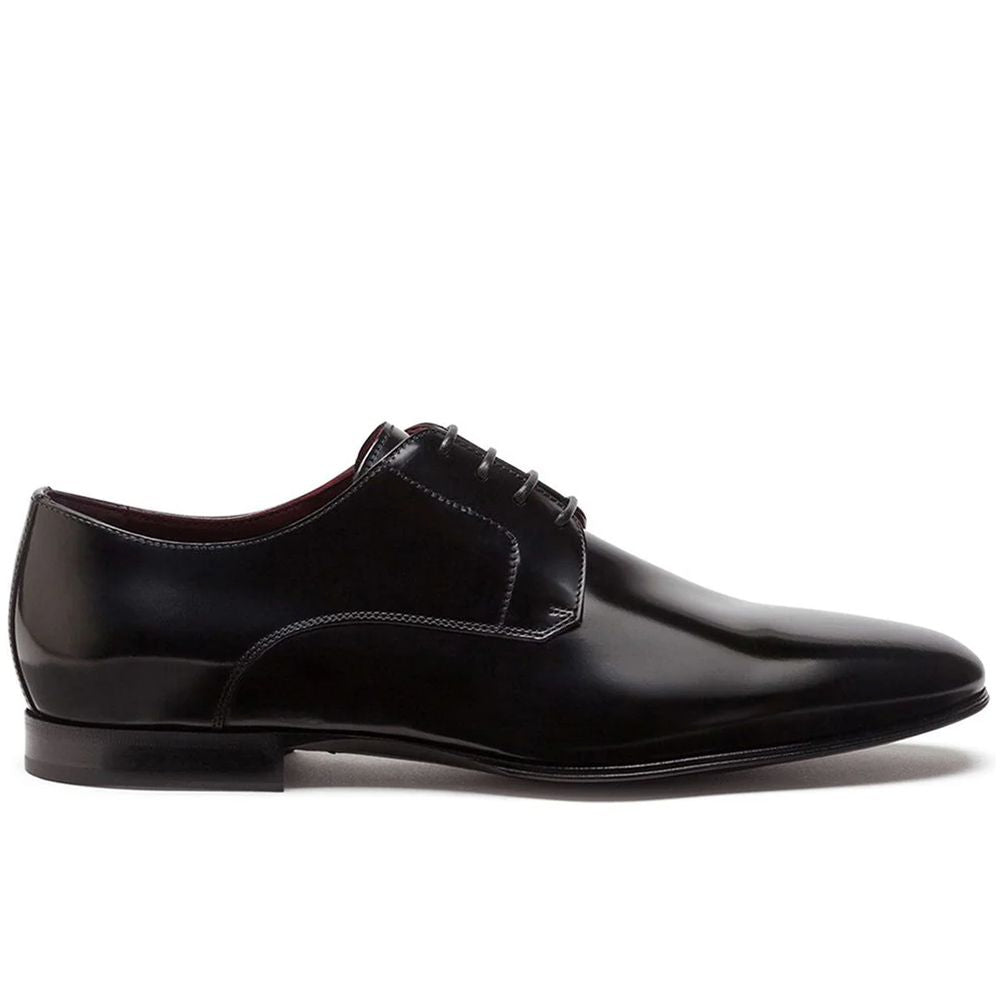 Dolce &amp; Gabbana Black Leather Di Calfskin Formal