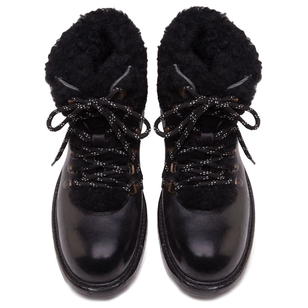 Dolce &amp; Gabbana Black Leather Di Calfskin Boot