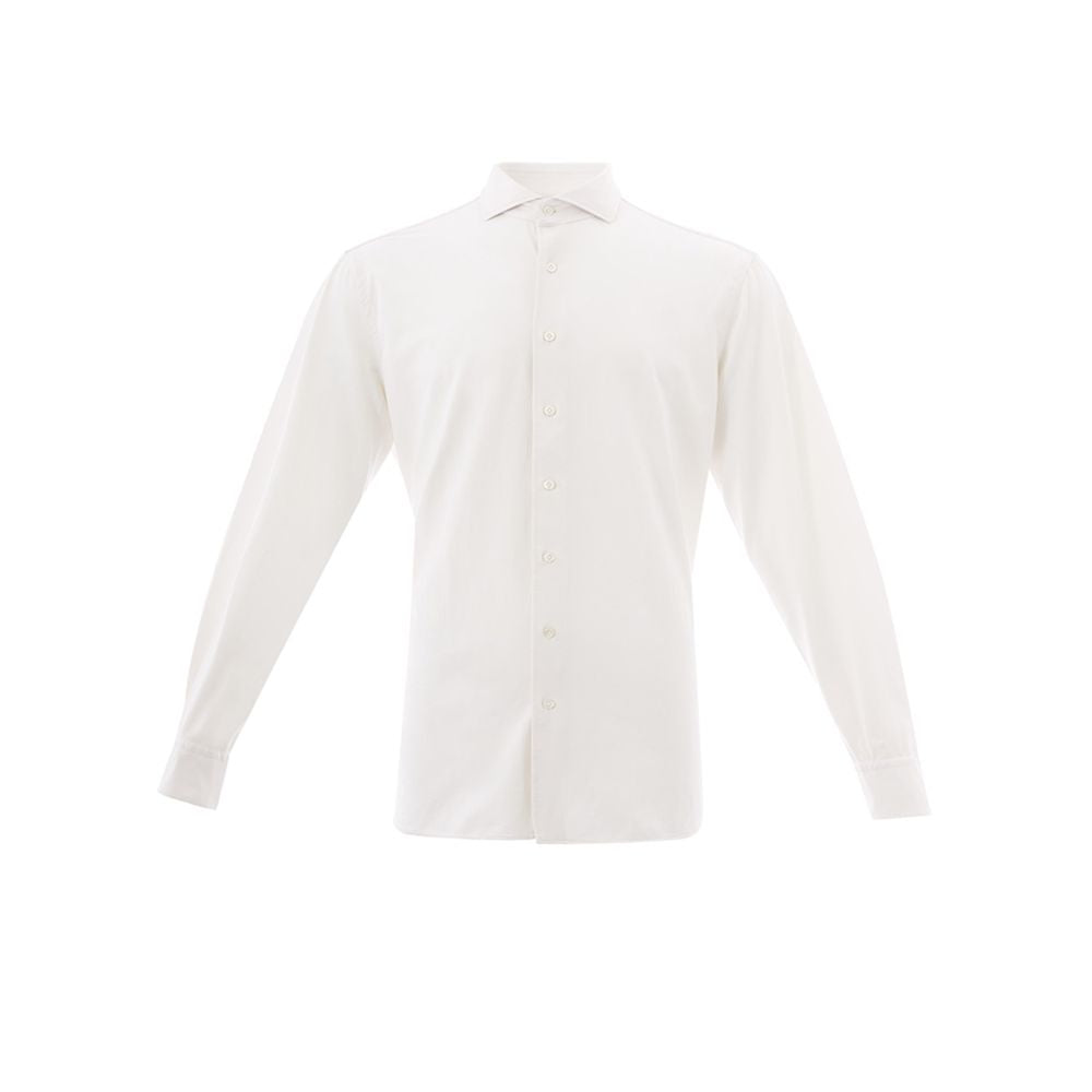 Lardini Elegant White Cotton Men&