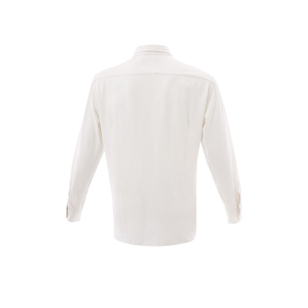 Lardini Elegant White Cotton Men&