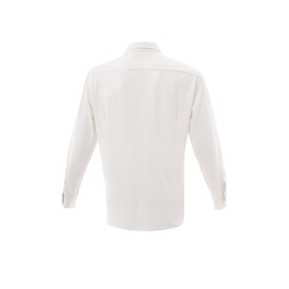 Lardini Elegant White Cotton Men&