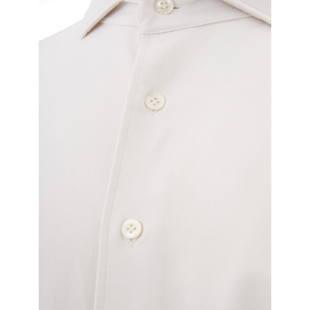 Lardini Elegant White Cotton Men&