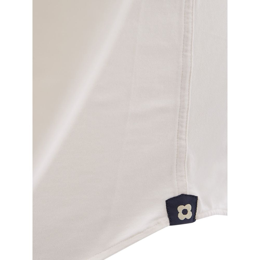 Lardini Elegant White Cotton Men&