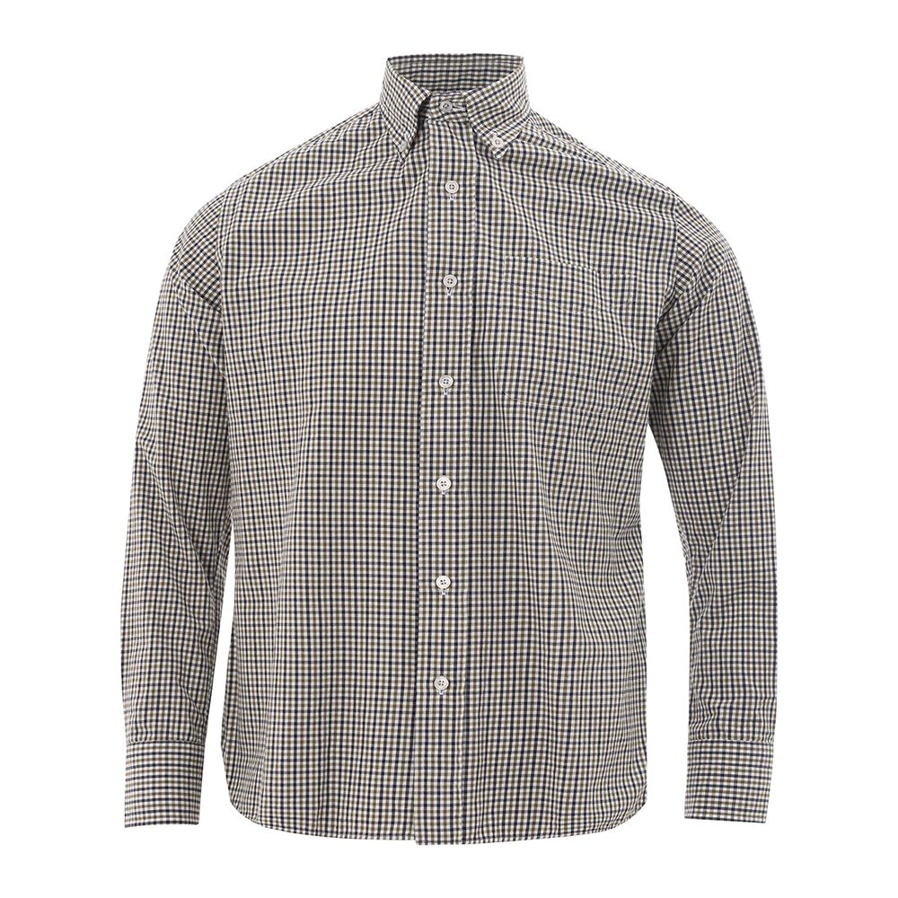 Tom Ford Elegant Gray Cotton Shirt for Men