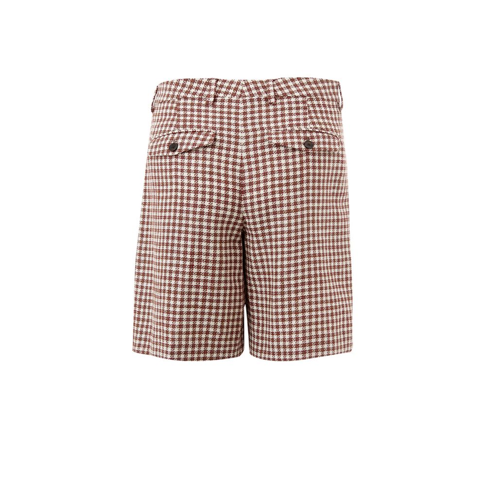 Lardini Elegant Silk-Linen Blend Multicolor Shorts