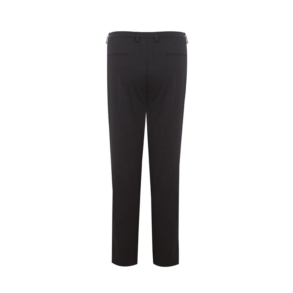 Lardini Italian Elegance Cotton Black Trousers