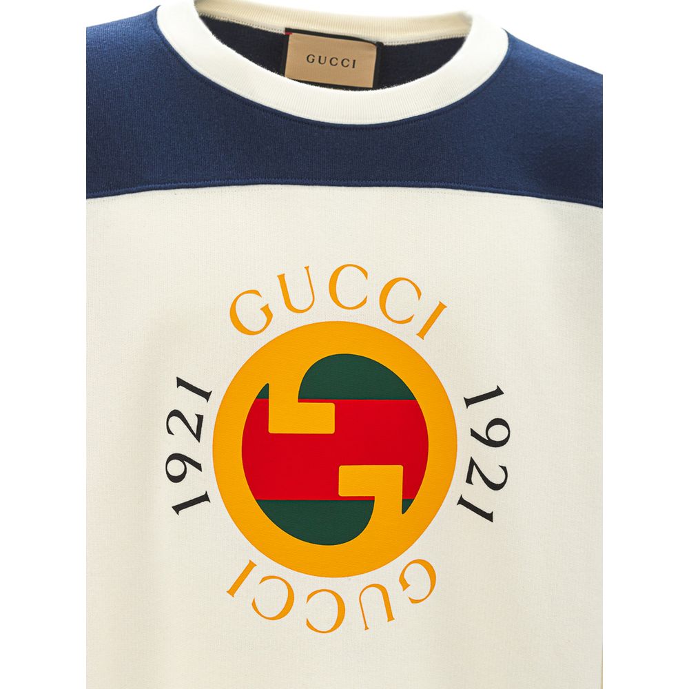 Gucci White Cotton Sweater