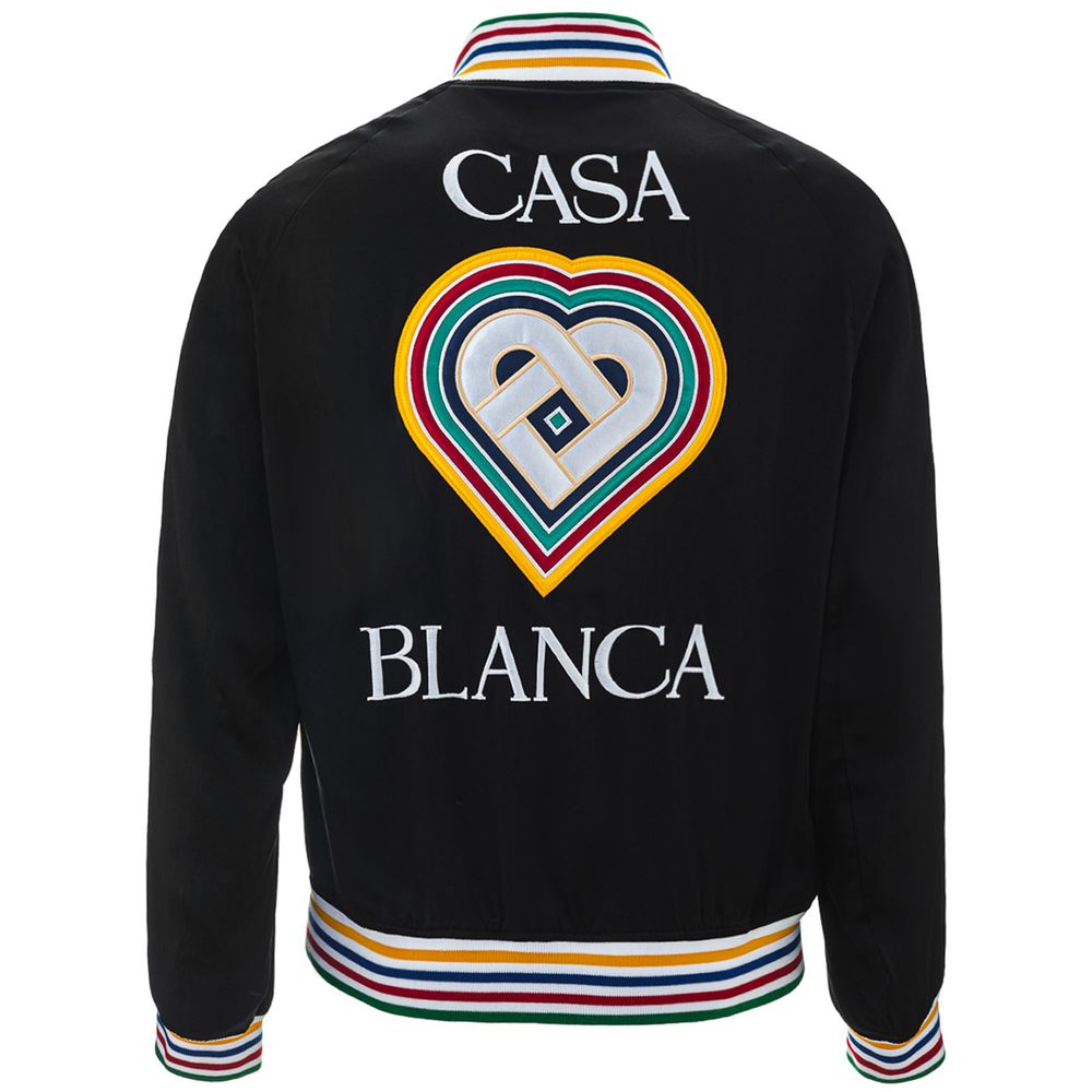 Casablanca Black Silk Jacket