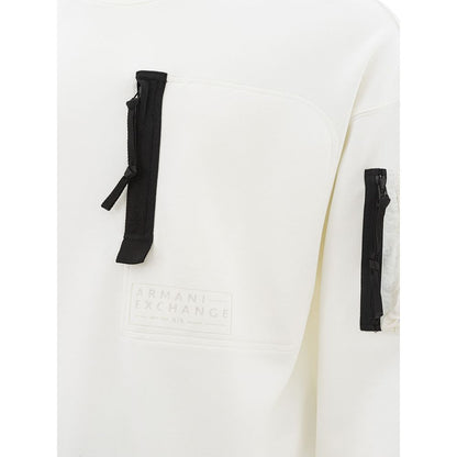 Armani Exchange Elegant White Cotton Men&