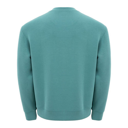 Armani Exchange Sleek Green Modal Crewneck Sweater