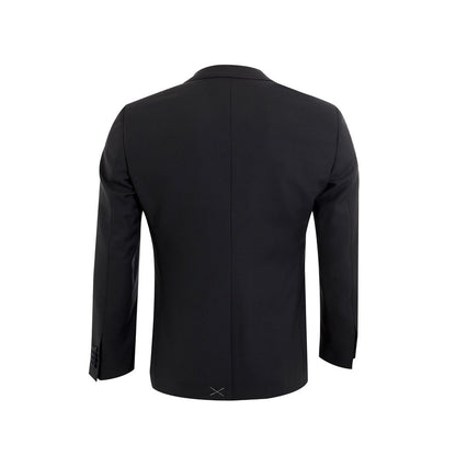 Dolce &amp; Gabbana Elegant Black Wool Men&