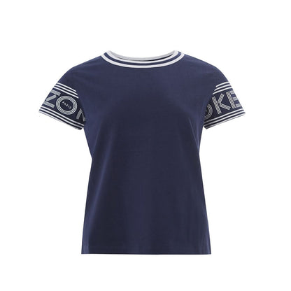 Kenzo Blue Cotton Tops &amp; T-Shirt