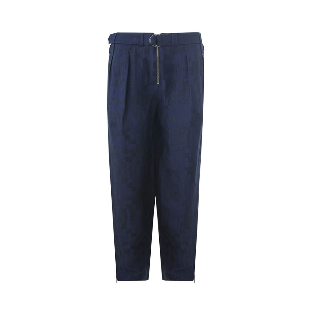 Emporio Armani Blue Linen Jeans &amp; Pant