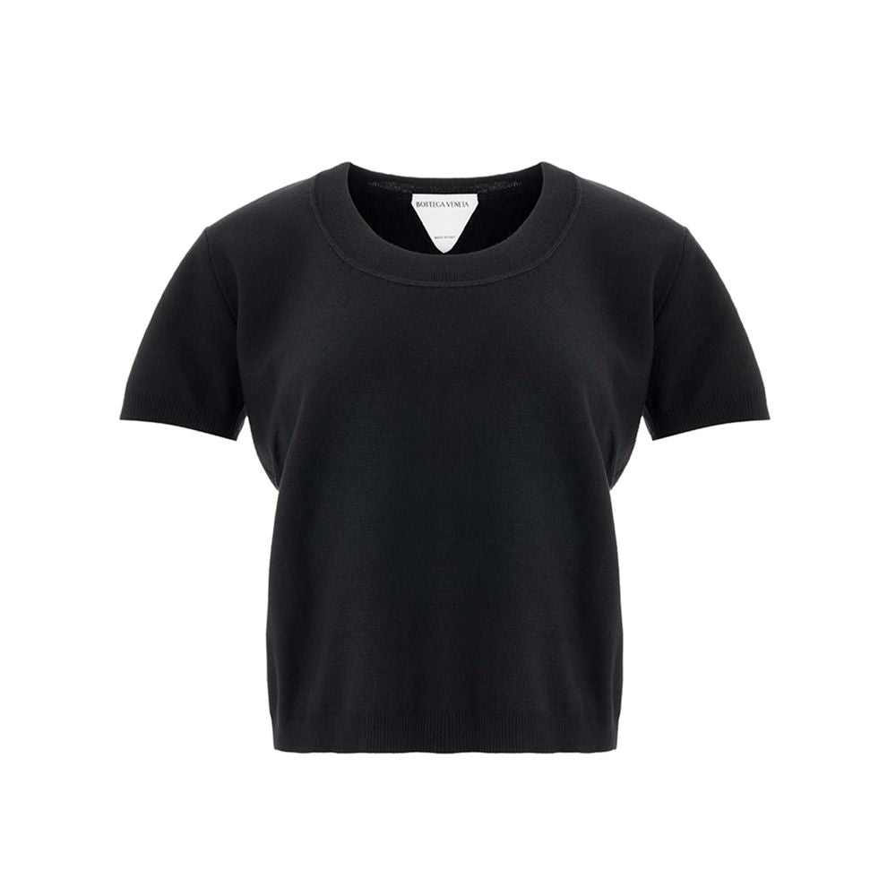 Bottega Veneta Black Cashmere Tops &amp; T-Shirt