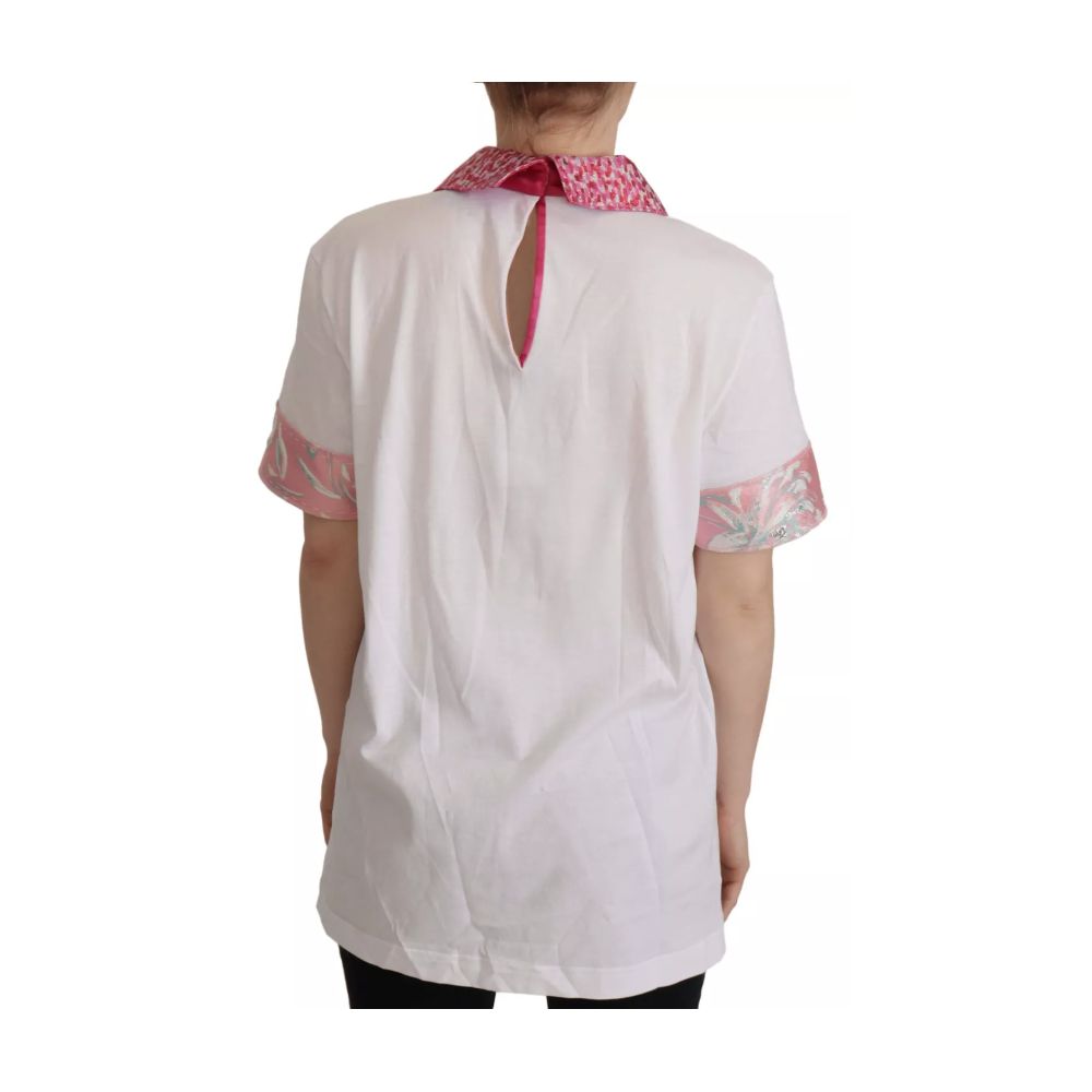 Dolce &amp; Gabbana White Cotton Polo Shirt