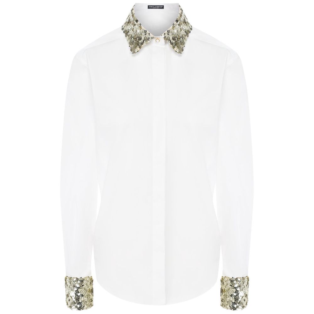 Dolce &amp; Gabbana White Cotton Shirt