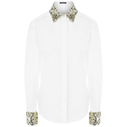 Dolce &amp; Gabbana White Cotton Shirt