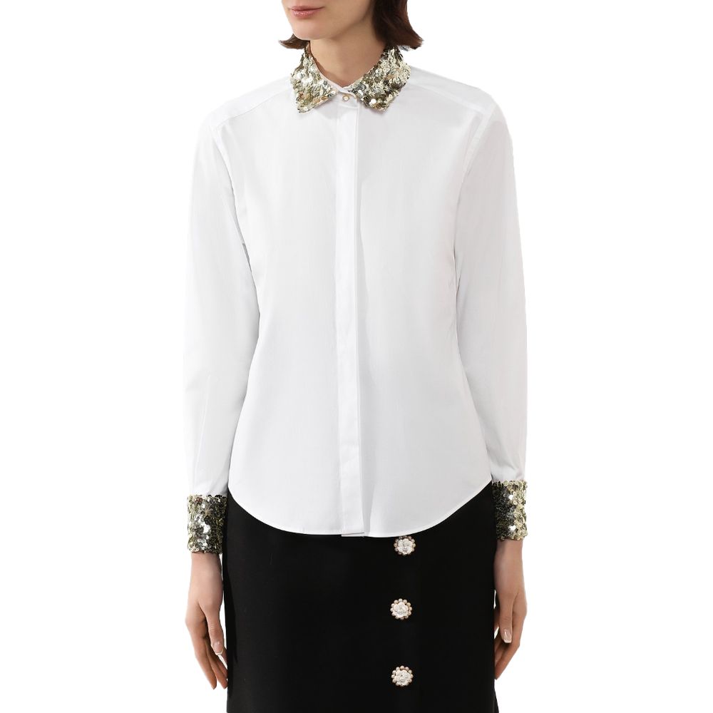 Dolce &amp; Gabbana White Cotton Shirt