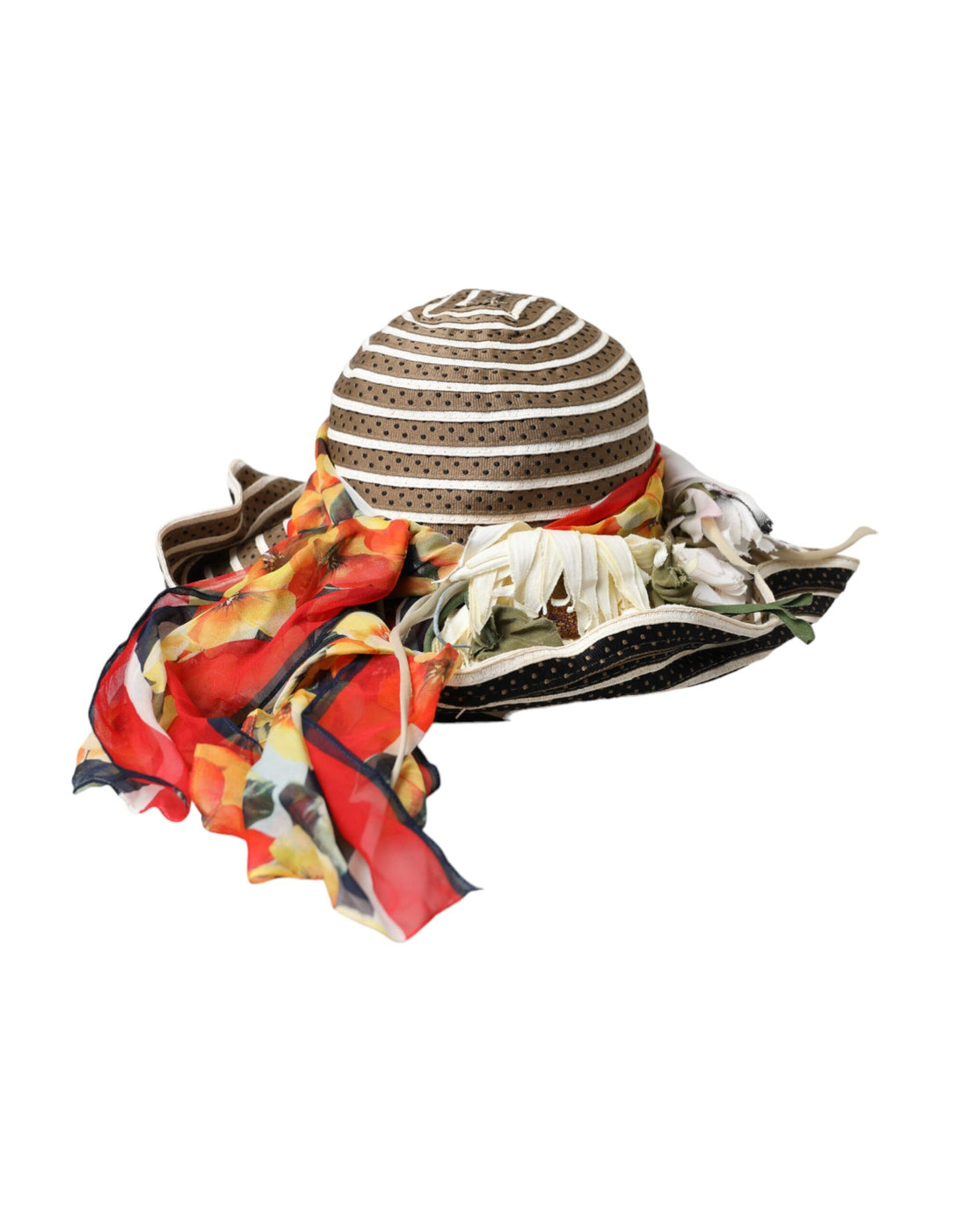 Dolce &amp; Gabbana Multicolor Fantasy Wide Brim Floppy Hat