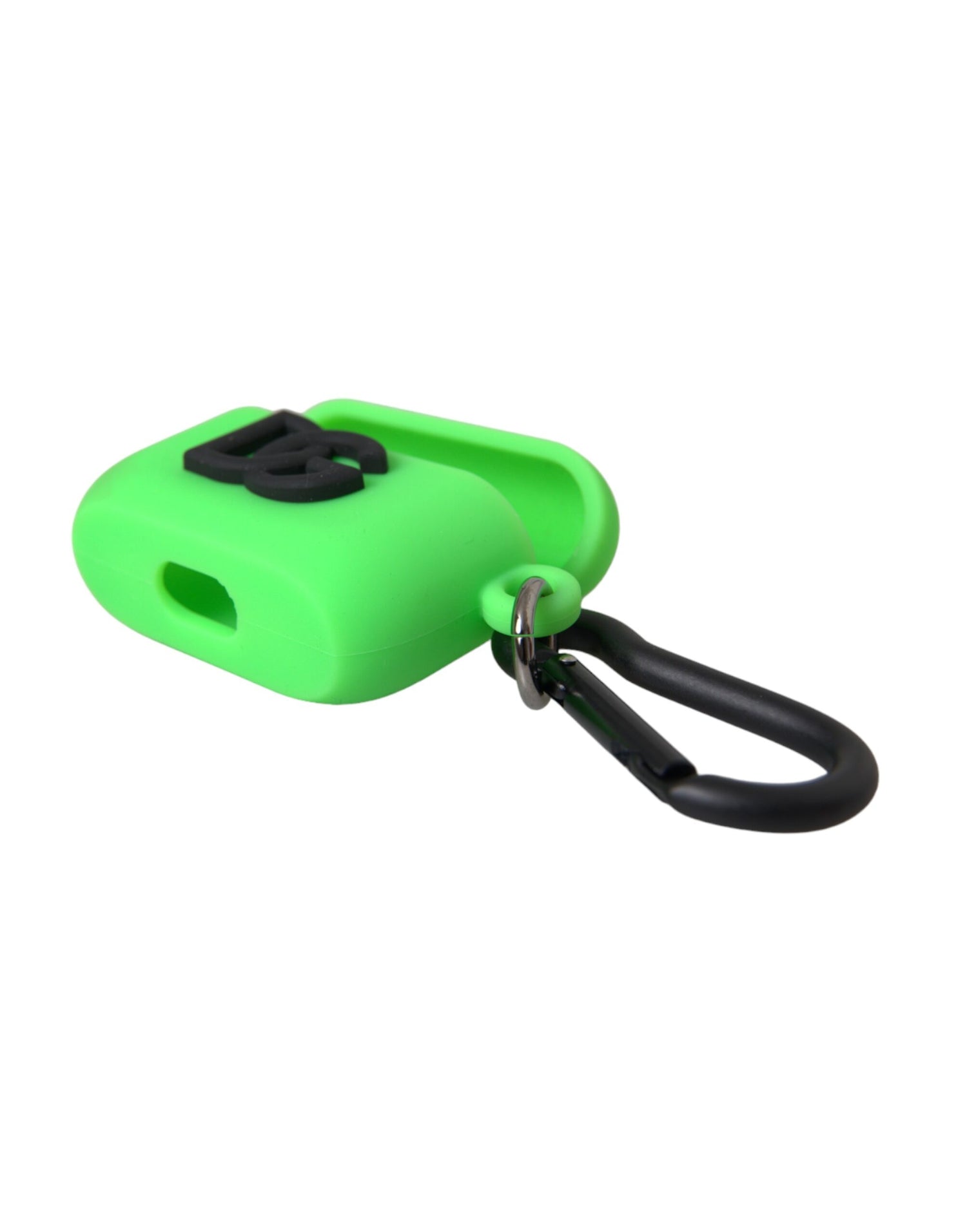 Dolce &amp; Gabbana Neon Green Silicone Logo Embossed Airpods Case