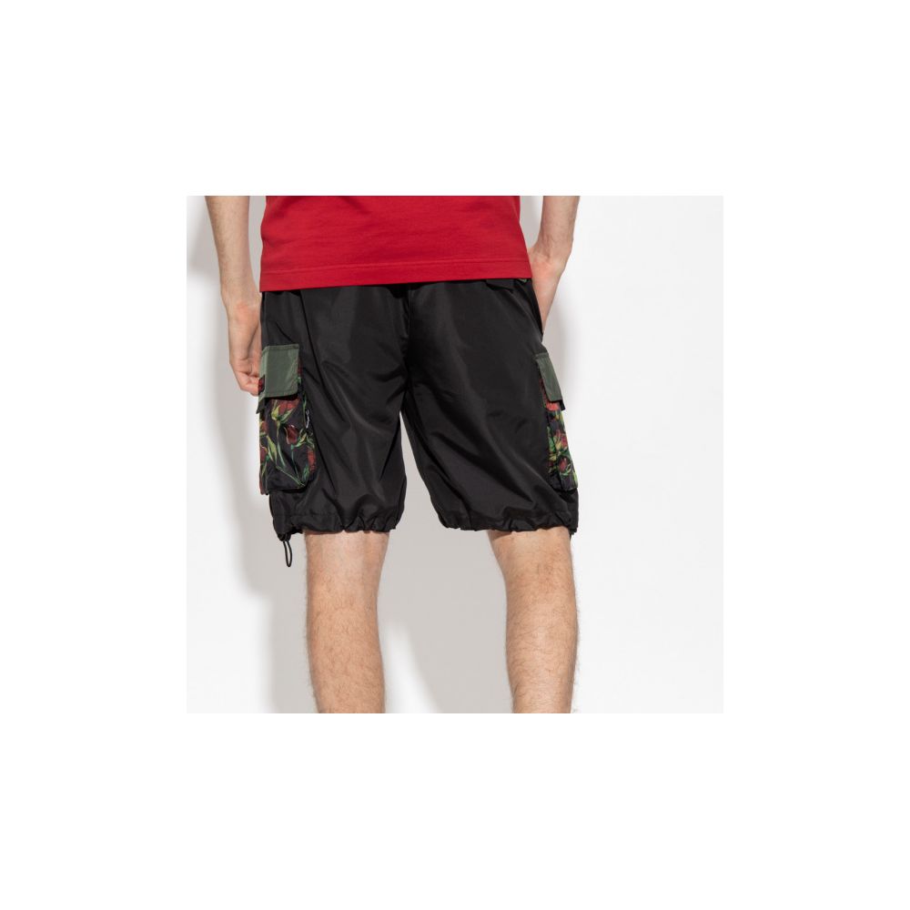 Dolce &amp; Gabbana Black Polyester Short