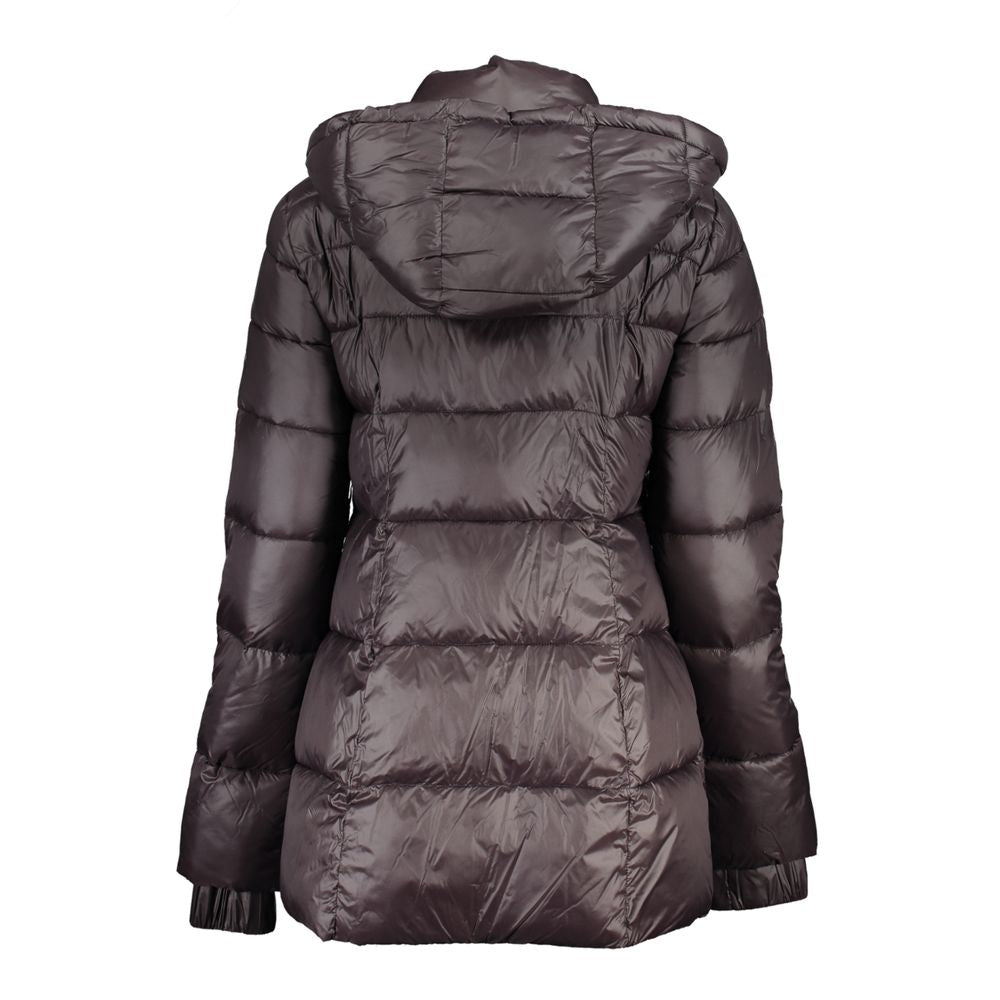 Patrizia Pepe Black Polyamide Jackets &amp; Coat