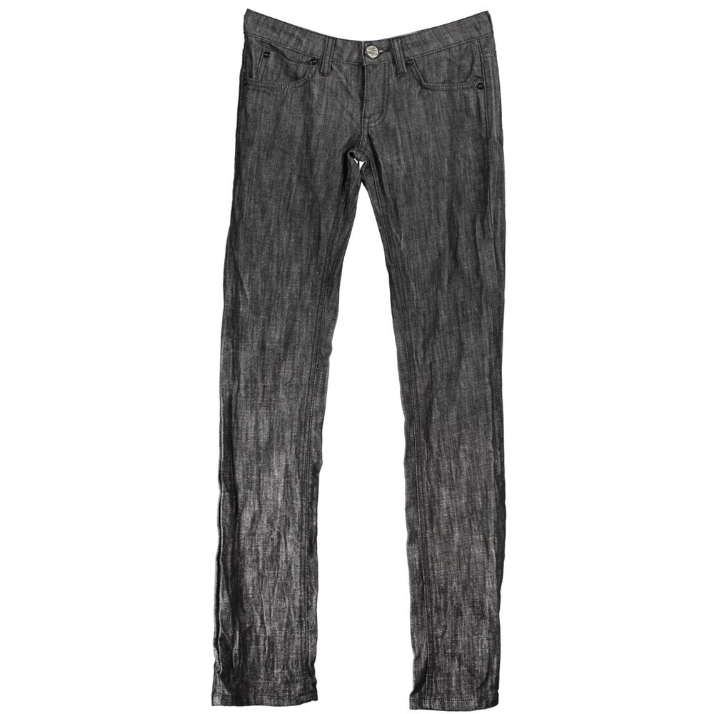 Phard Black Cotton Jeans &amp; Pant