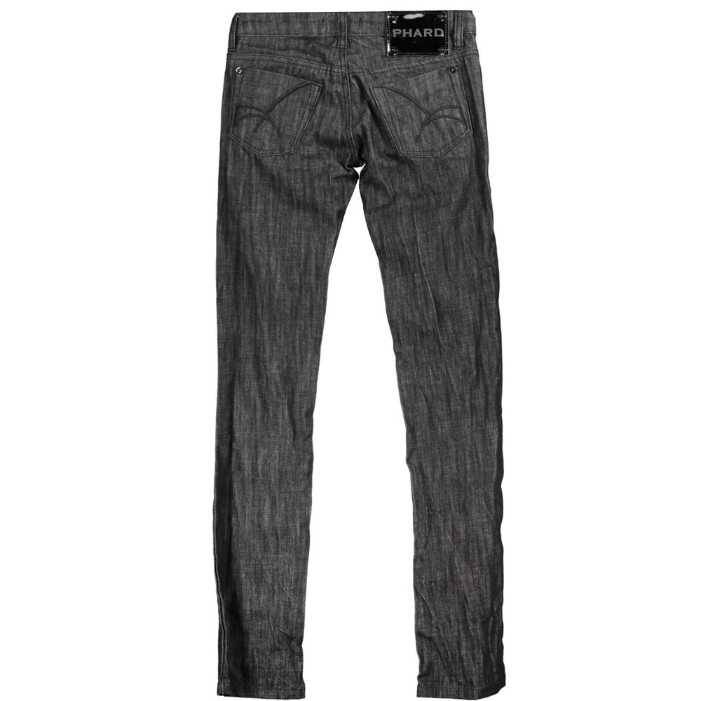 Phard Black Cotton Jeans &amp; Pant