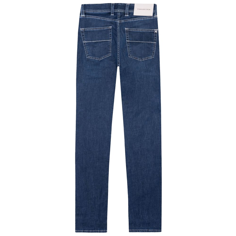 Tramarossa Blue Cotton Jeans &amp; Pant