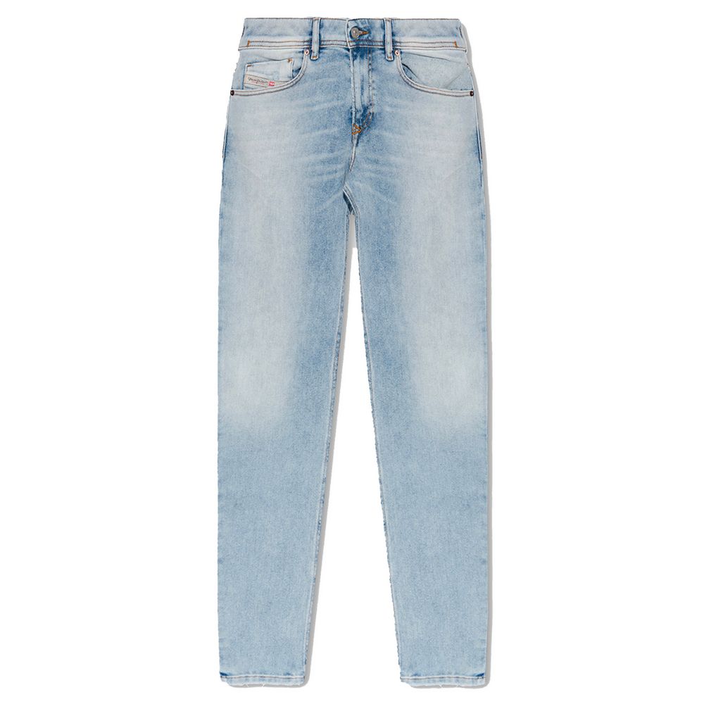 Diesel Light Blue Cotton Jeans &amp; Pant