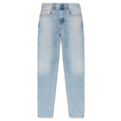 Diesel Light Blue Cotton Jeans &amp; Pant