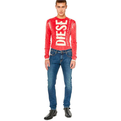 Diesel Blue Cotton Jeans &amp; Pant