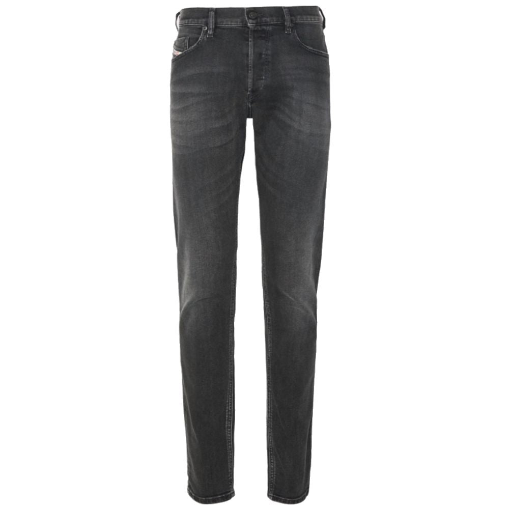 Diesel Black Cotton Jeans &amp; Pant