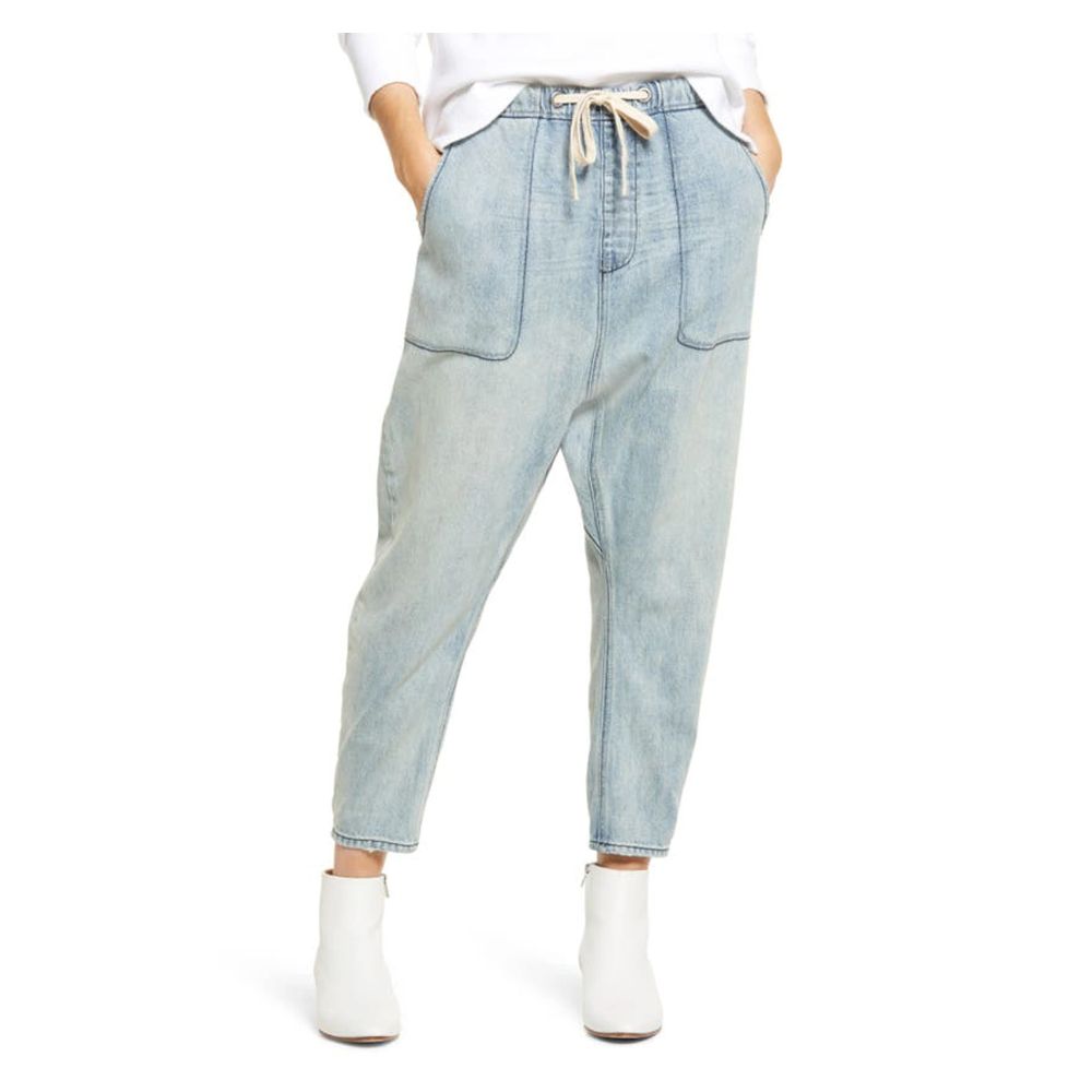 One Teaspoon Blue Cotton Jeans &amp; Pant