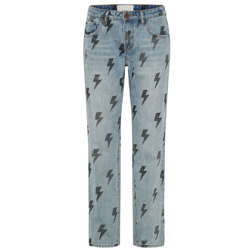 One Teaspoon Light Blue Cotton Jeans &amp; Pant