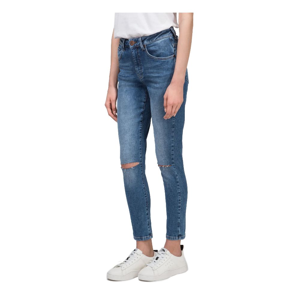 One Teaspoon Blue Cotton Jeans &amp; Pant