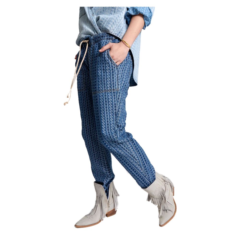 One Teaspoon Blue Cotton Jeans &amp; Pant