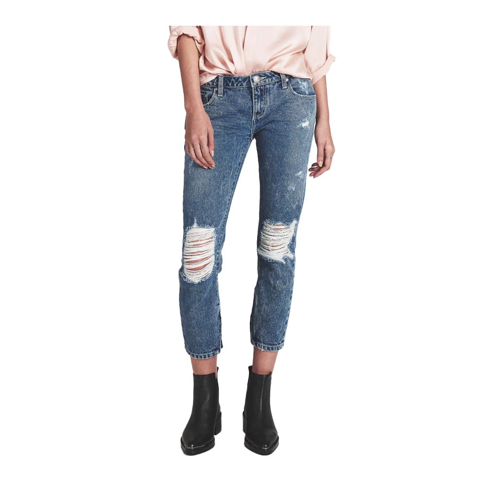 One Teaspoon Blue Cotton Jeans &amp; Pant