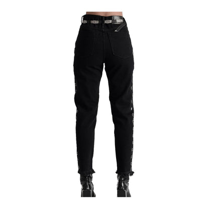 One Teaspoon Black Cotton Jeans &amp; Pant