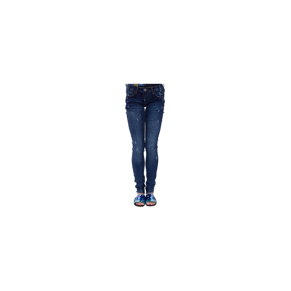 One Teaspoon Blue Cotton Jeans &amp; Pant