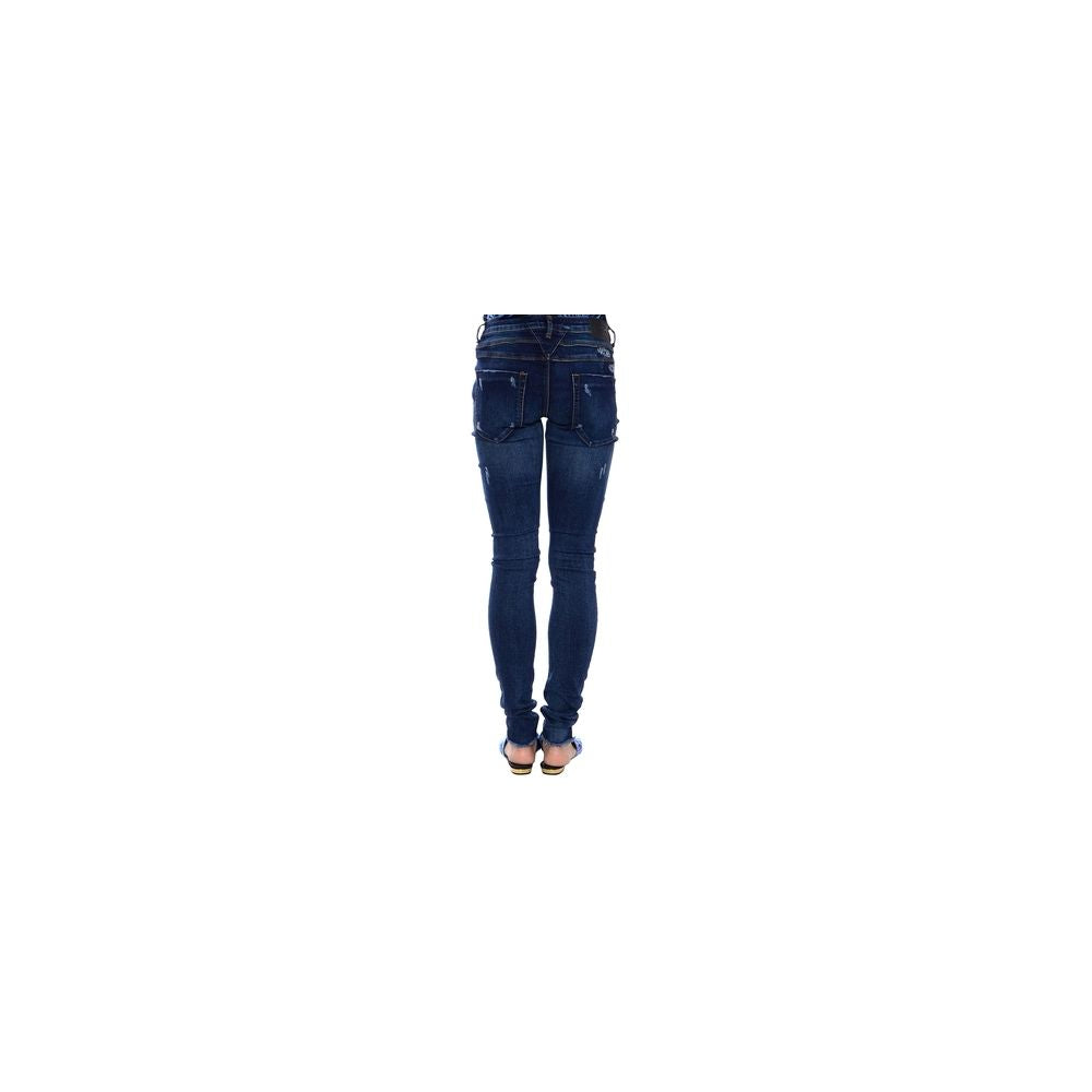 One Teaspoon Blue Cotton Jeans &amp; Pant