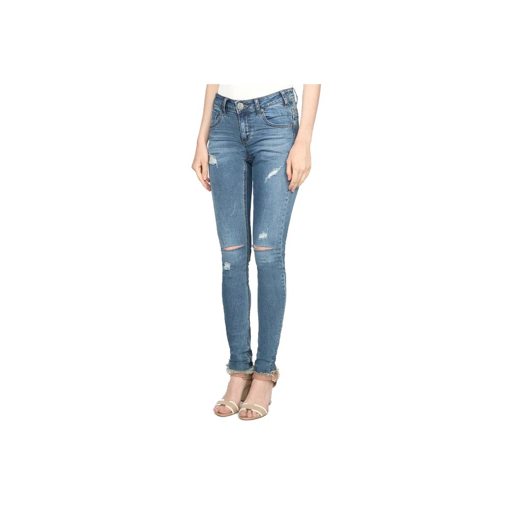 One Teaspoon Blue Cotton Jeans &amp; Pant