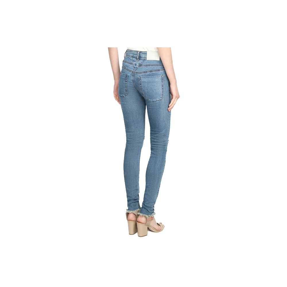 One Teaspoon Blue Cotton Jeans &amp; Pant