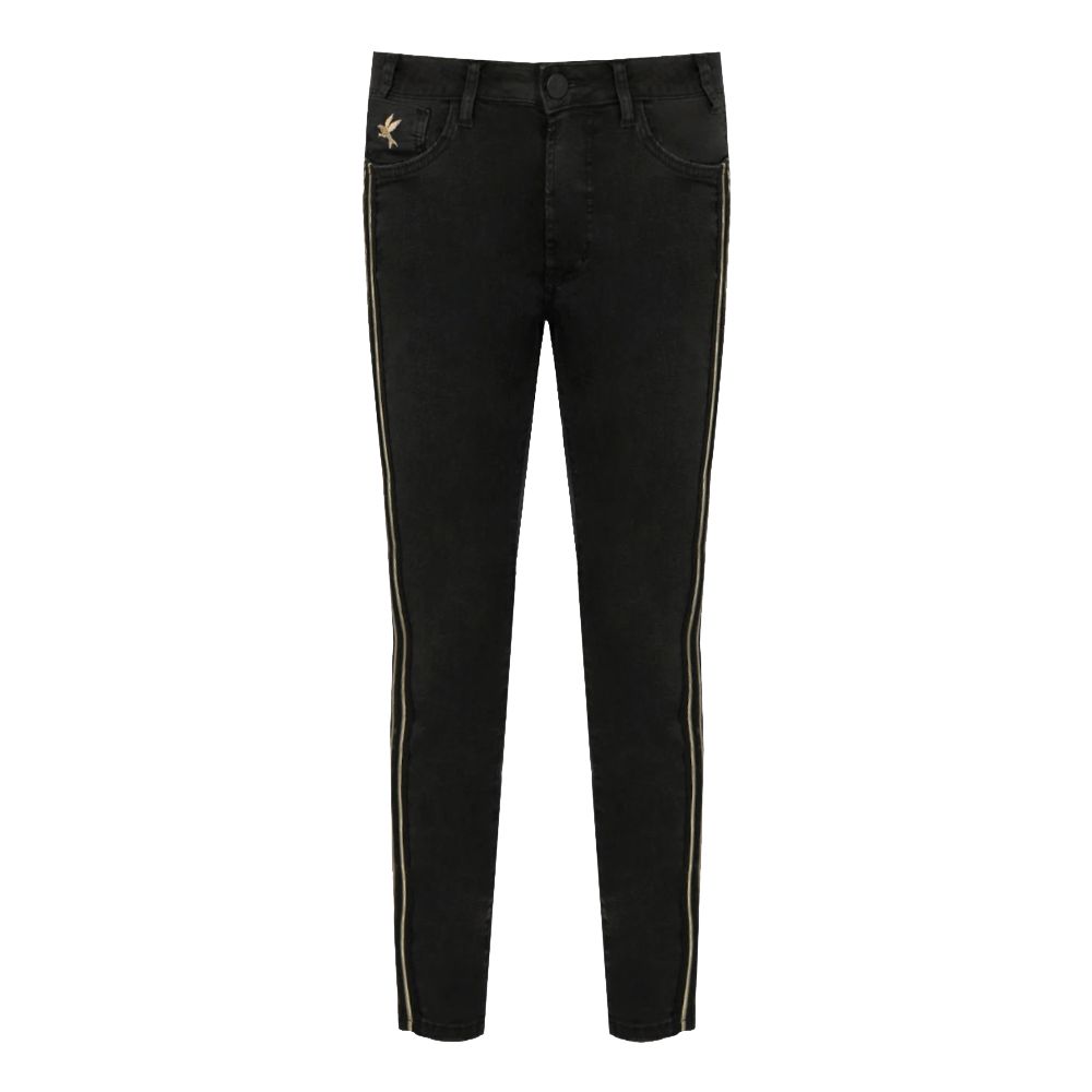 One Teaspoon Black Cotton Jeans &amp; Pant