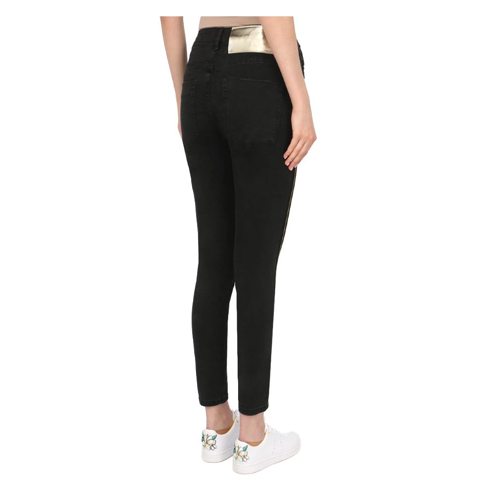 One Teaspoon Black Cotton Jeans &amp; Pant