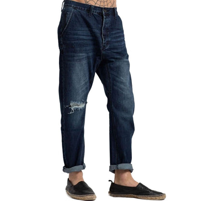 One Teaspoon Blue Cotton Jeans &amp; Pant