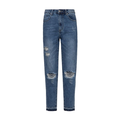 One Teaspoon Blue Cotton Jeans &amp; Pant